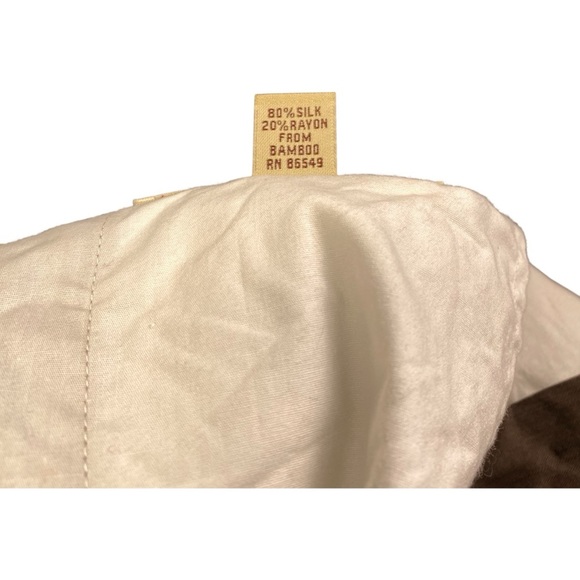 Tommy Bahama Men's Dark Brown Silk Blend Pants, 40 x 34 - Picture 15 of 15